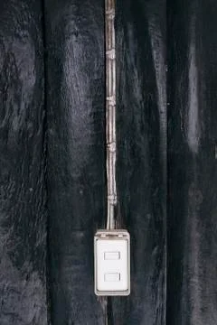 Old light switch Stock Photos