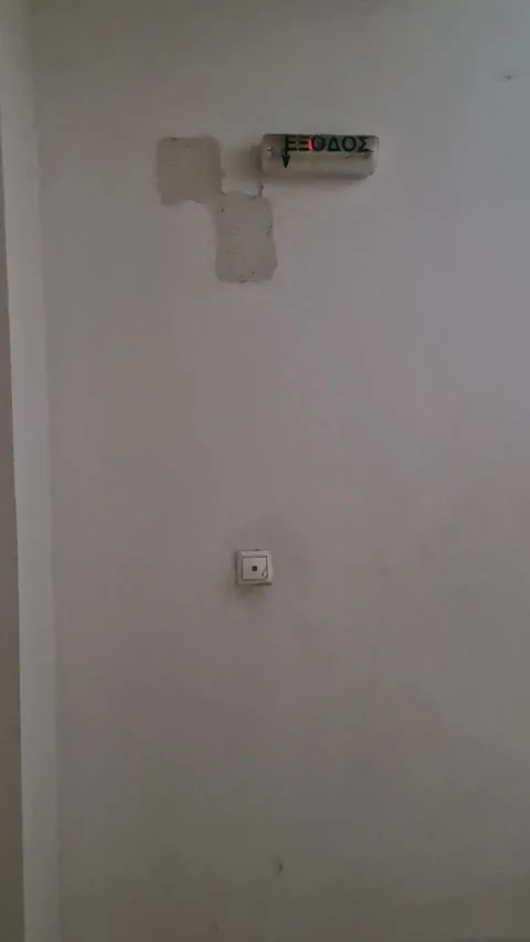 Old Light Switch on Wall – Interior Renovation Scene Stock Footage 318296084