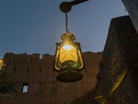 Old light with view Stock Photos