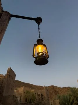 Old light with view Stock Photos