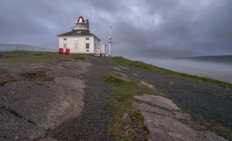 Old Lighthouse on Cape Spear Stock Photos