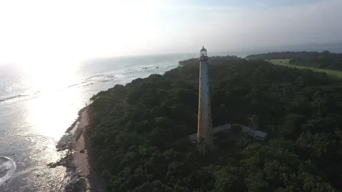 Old lighthouse Stock Footage