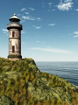 Old Lighthouse Иллюстрация