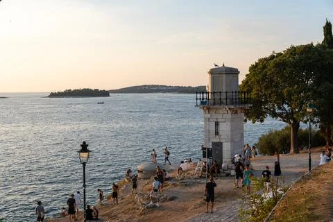 The old lighthouse of Rovinj Фото
