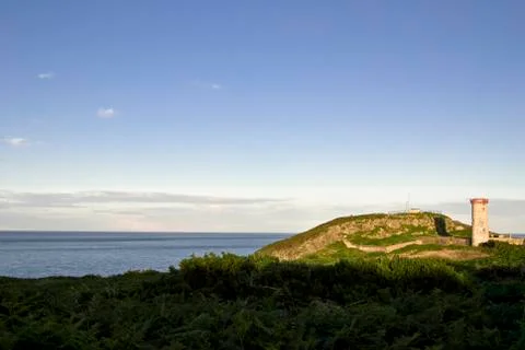 Old lighthouse in Wicklow Stock Photos
