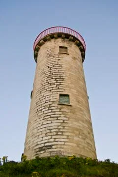 Old lighthouse in Wicklow Stock Photos