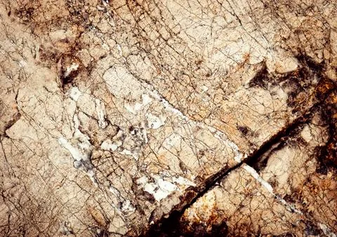 Old limestone surface with cracks Stock Photos