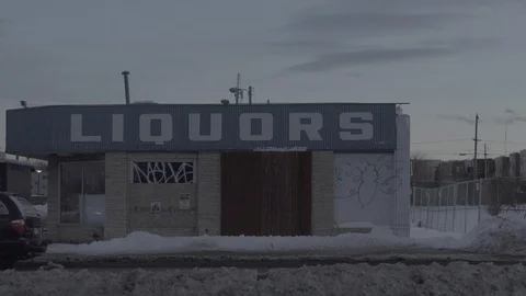 Old Liquor store time lapse Stock-Footage 121939725