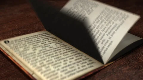 Old Literature 3D Book Stock After Effects
