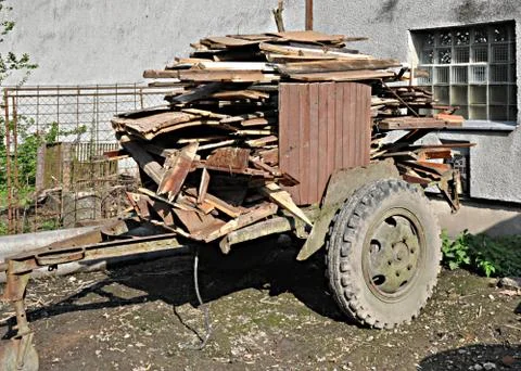 Old loader Stock-Fotos