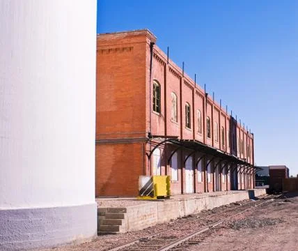 Old Loading Docks For Railcars Stock Photos