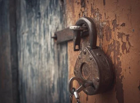 Old lock Stock Photos