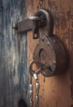 Old lock Stock Photos