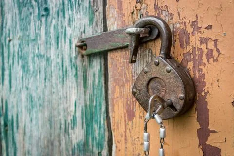 Old lock Stock Photos