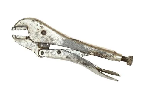 Old locking pliers Stock Photos