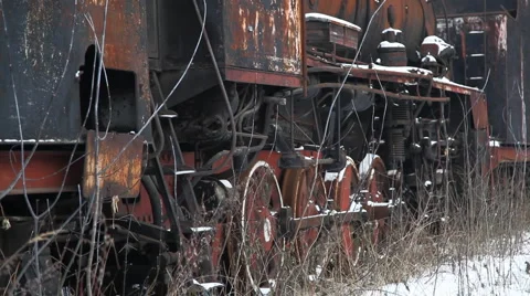 Old locomotive 스톡 동영상 1003064