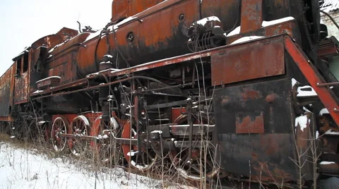 Old locomotive 库存影片 6693429