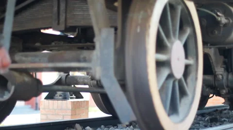 Old Locomotive Stock-Footage 49197754