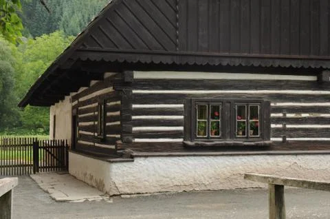 Old log house. Stock Photos