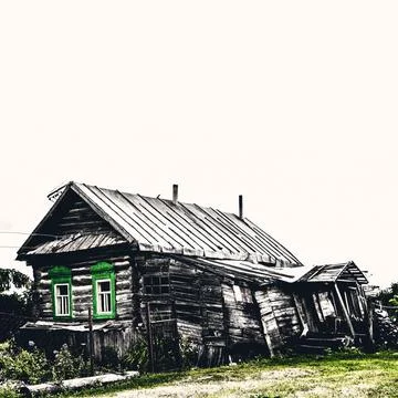 Old log house Stock Photos