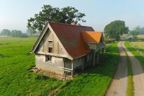 Old Lone Barn Stock Photos