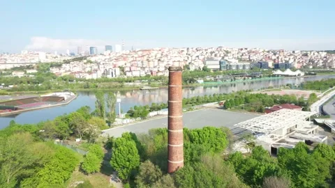 Old long chimney Stock Footage 167585192