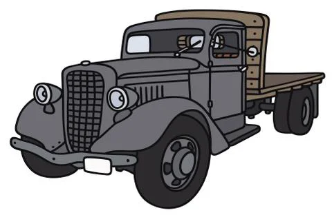 Old lorry Stock Illustration
