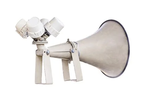 Old loudspeaker Stock Photos