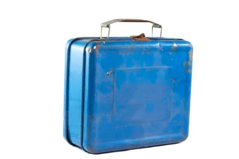 Old lunch box Stock-Fotos