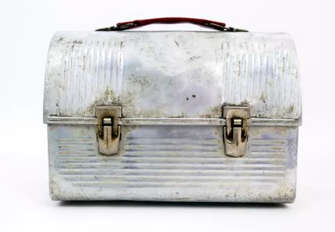 Old lunch box Stock-Fotos