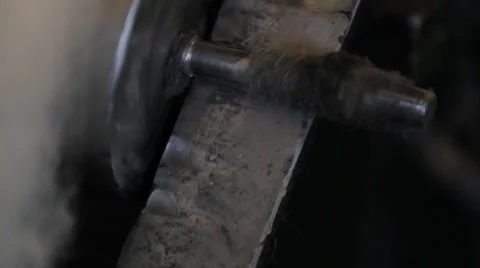 Old machine gears Video stock 37137534