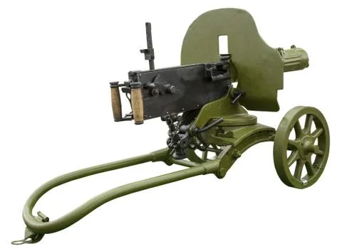 Old machine gun Stock Photos
