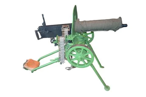 Old machine gun Stock Photos