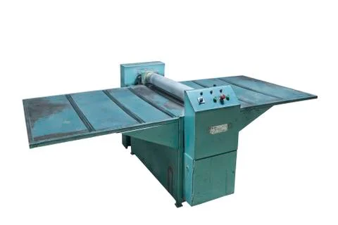 Old machine for paper box Stock Photos