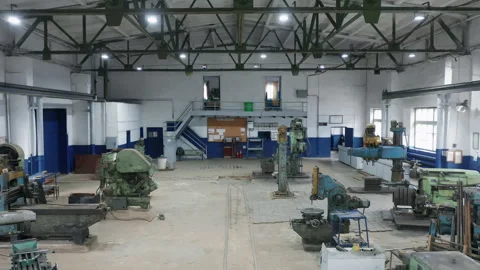 The old machine repair plant. Stock Footage 220334520