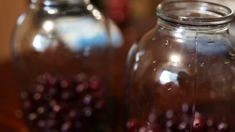 Old machine for rolling metal caps during storage. Preservation of compote from  Stock Footage 77804591
