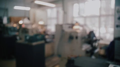 The old machine tool equipment. Old heavy duty factory Stock-Footage 105063975