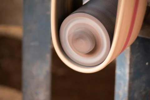 Old machine is working Stock Photos