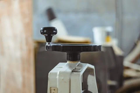 Old machine in the workshop Stock Photos