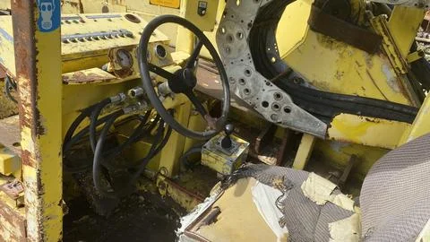 Old Machinery Cabin Stock Photos