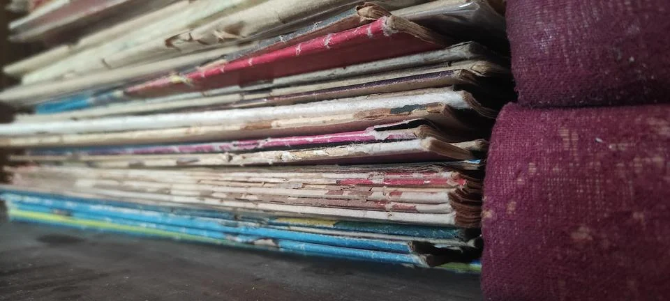 Old magazines Stock-Fotos