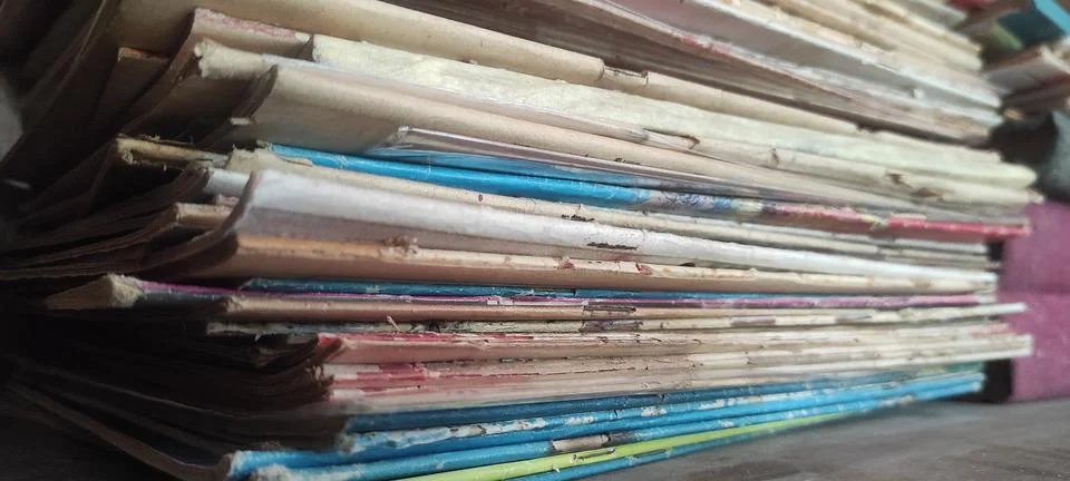 Old magazines Stock-Fotos
