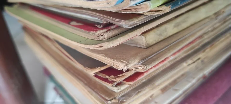 Old magazines Stock Photos