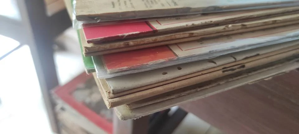 Old magazines Stock Photos