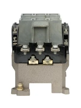 Old magnetic starter Stock Photos