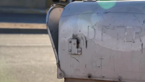 Old mailbox Stock Footage 1056577
