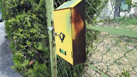 Old mailbox. Stock Photos