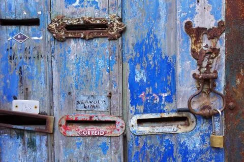 Old mailboxes Foto stock
