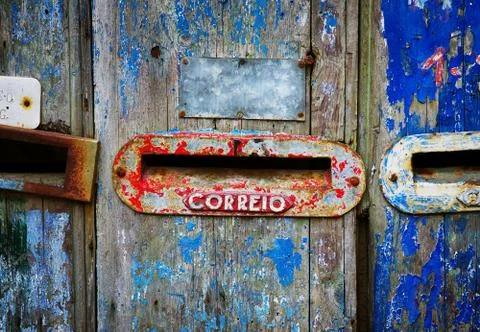 Old Mailboxes Stock Photos