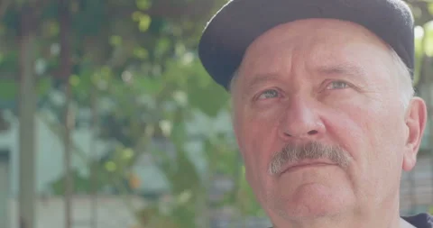 Old Man with a Cap Stock Footage 139228274